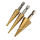 3PCS Hex Hex HSS Titanium Coated Step Drill